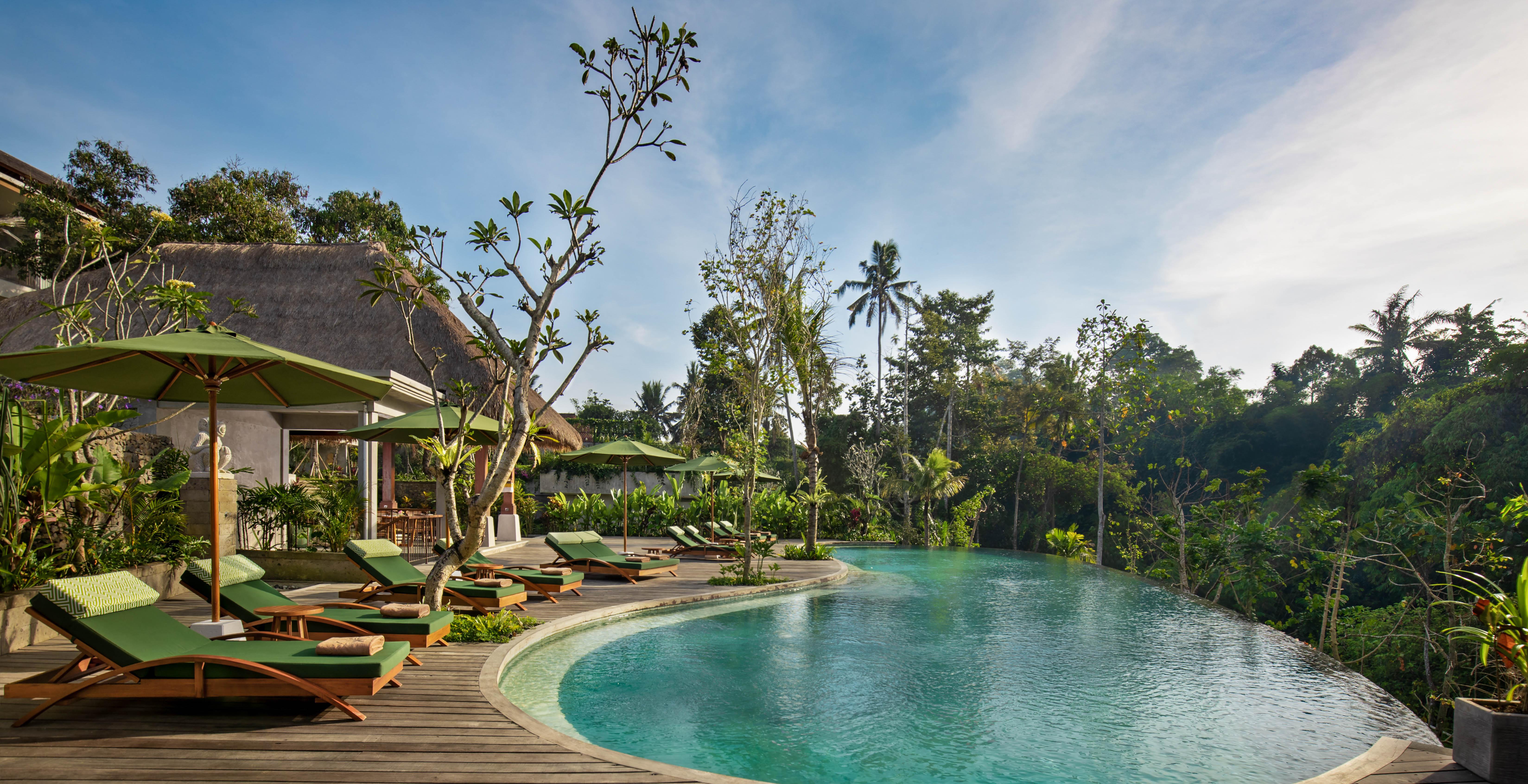 乌布 阿迪瓦娜苏维塔-Chse认证酒店 外观 照片 The resort's infinity pool