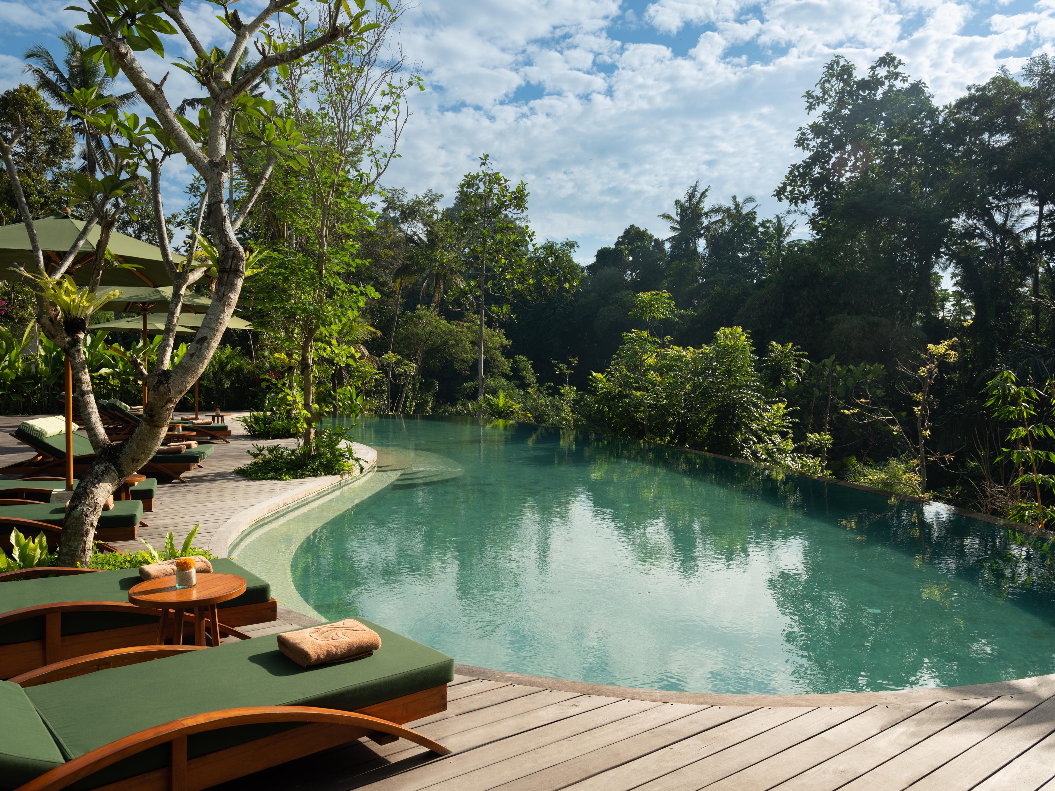 乌布 阿迪瓦娜苏维塔-Chse认证酒店 外观 照片 The pool at the Four Seasons Resort